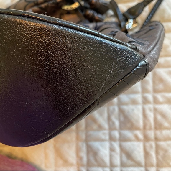 Brighton Valencia Pewter and Black Floral Embroidered Bag - Picture 5 of 16